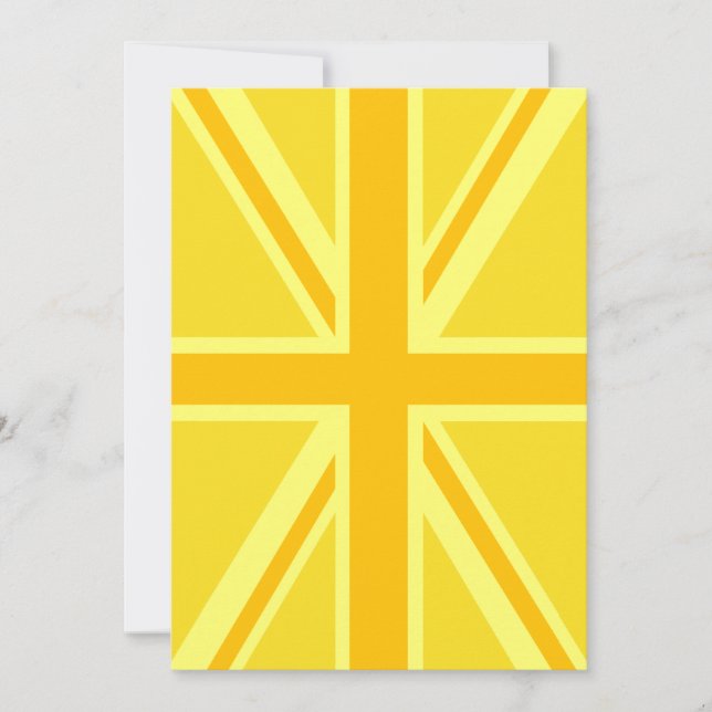 Amarelo Amarelo Jack British Flag Background (Frente)