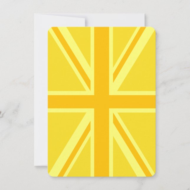 Amarelo Amarelo Jack British Flag Background (Frente)