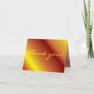 Amarelo ao cartão de nota vermelho do inclinação