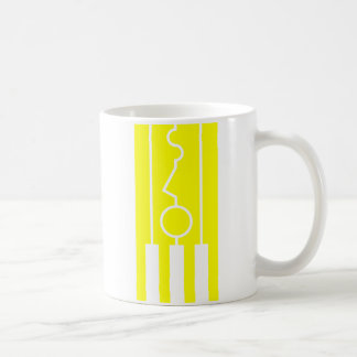 Amarelo clássico da caneca lenta