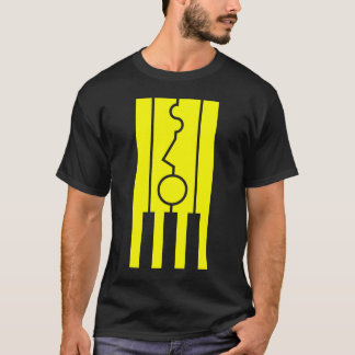Amarelo clássico do t-shirt lento