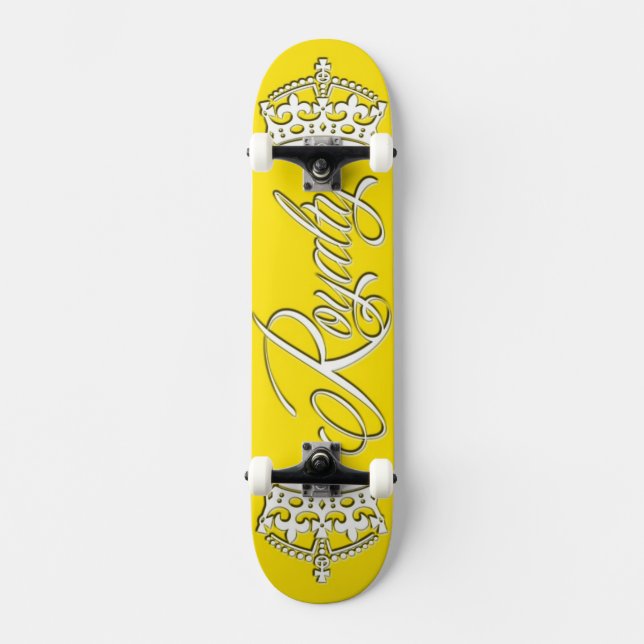 Amarelo da plataforma do skate dos direitos (Frente)
