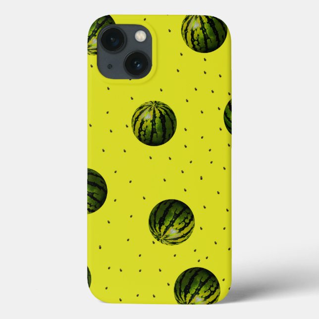 amarelo de melancia com sementes (Verso)