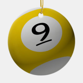 AMARELO DOS ENFEITES DE NATAL 9 DA BOLA DE BILHAR