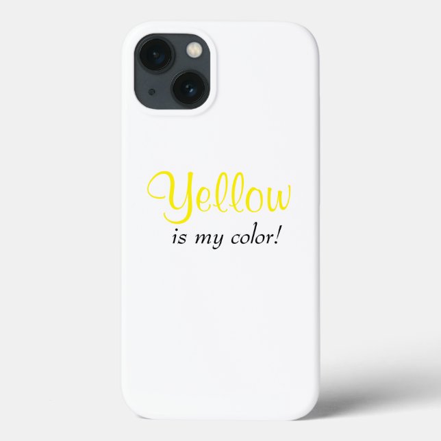 Amarelo É Minha Cor Citação Feminina  (Verso)