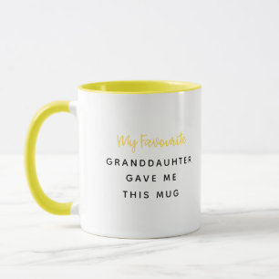 Amarelo Meu Favorito Deu-Me Esta Caneca