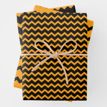 Amarelo & Preto Ziguezague Chevron Divertido & Ous