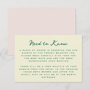 Amarelo Rosa Verde Simples Informação Adicional