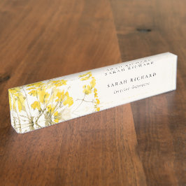 Amarelo-Russo Cobra de flor selvagem Boho Floral