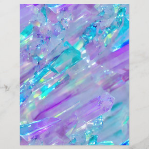 Amarine e Ameyst Crystal Scrapbook Paper