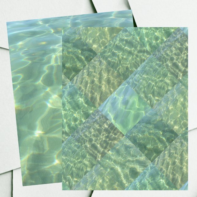 Amarine Seafoam Water Patch Paper (Criador carregado)
