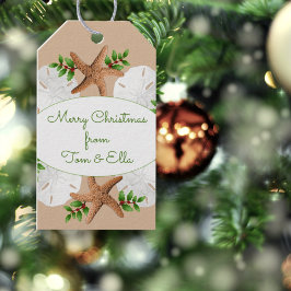 Amarra De Natal Da Praia Wreath Dólar Na Etiqueta