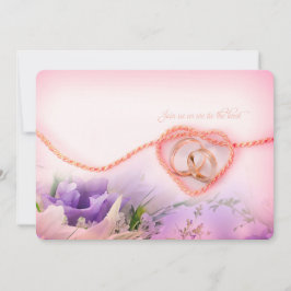 amarre o convite de casamento do Knot