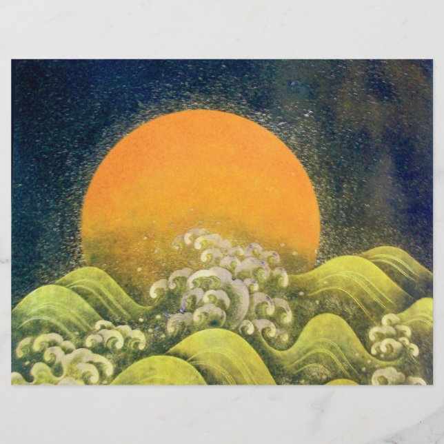AMATERASU, SUN GODDESE, preto verde-amarelo (Frente)