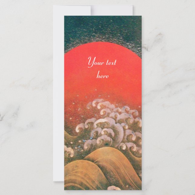 AMATERASU, SUN GODDESE, vermelho preto (Frente)