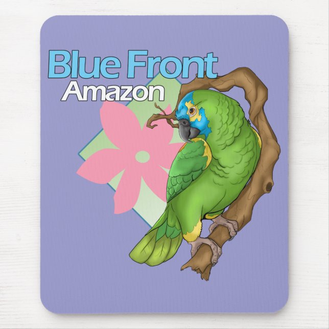 Amazon dianteiro azul Mousepad (Frente)
