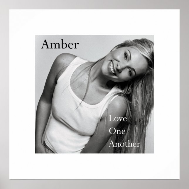 Amber — amor-um-outro Poster UV 20x20 compatível (Frente)