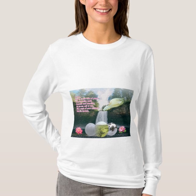 Ambiental da Camisa T mais recente (Frente)