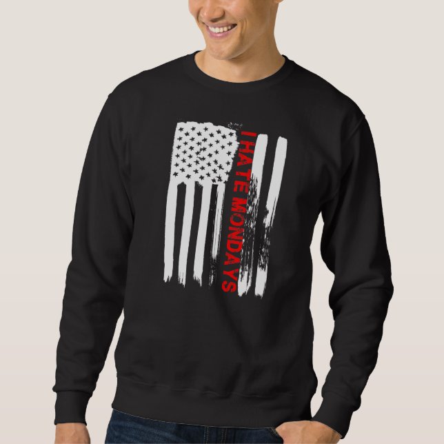 Ame A América Eu Odeio As segundas-feiras Camisa E (Frente)