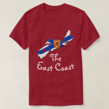 Ame a camisa da Nova Escócia do Coração da Costa L