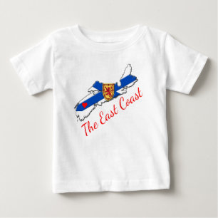 Ame a camisa de Nova Escócia do coração da cost
