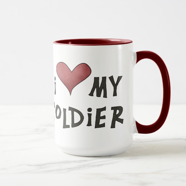 Ame A Minha Caneca Soldado (Direita)