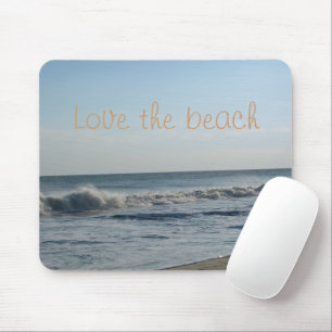 Ame a praia Mousepad