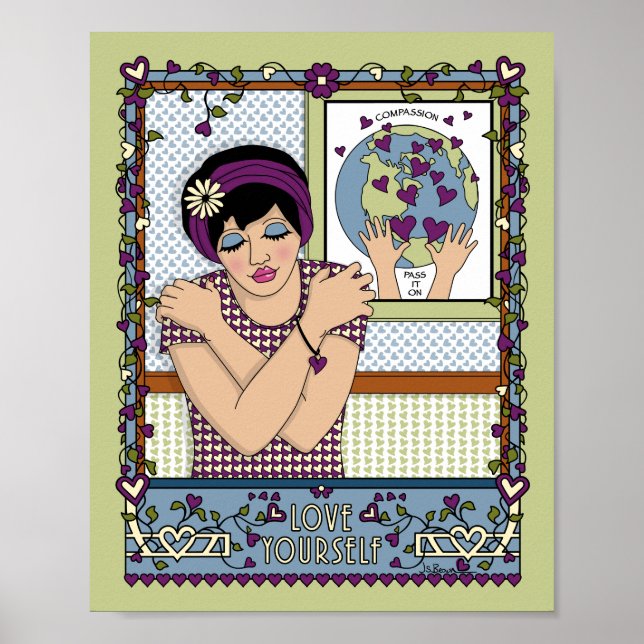 Ame a si mesmo_A_8x10 Poster (Frente)