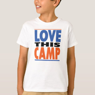Ame este acampamento - camisa legal do acampamento