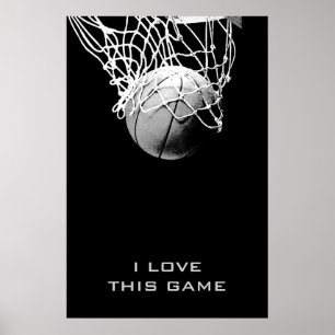 Ame Este Jogo Alcançar o Poster de Basquete