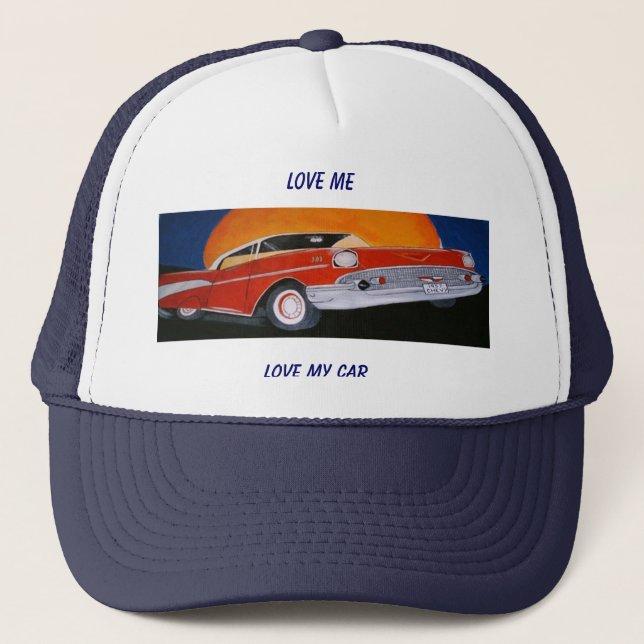 AME-ME AMOR MEU boné da bola do CARRO (Frente)