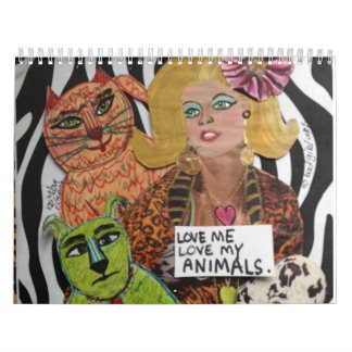 AME-ME AMOR MEU CALENDÁRIO do meio dos ANIMAIS