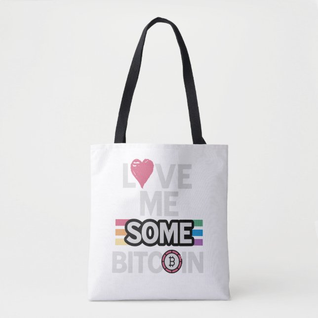 "Ame-me Um Pouco" Tote Bag (Frente)