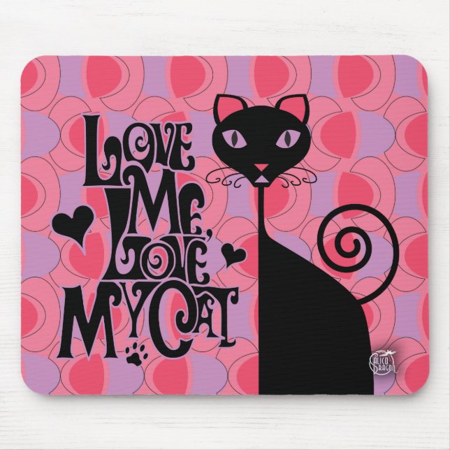 Ame meu mousepad do gato (Frente)