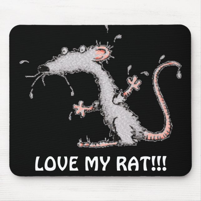 AME MEU RATO!!! MOUSEPAD - BONITO!!! (Frente)