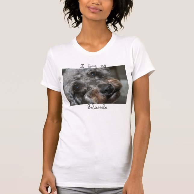 Ame minha camisa de Schnoodle (Frente)