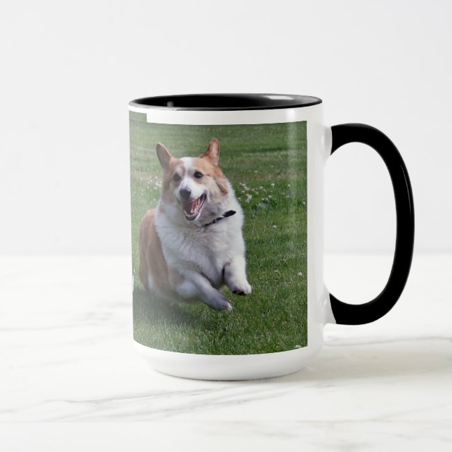 Ame minha caneca do Corgi (Direita)