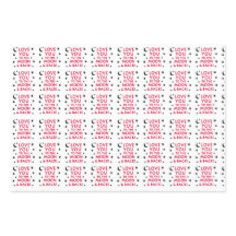 Ame-O À Mola De Presente De Lua E Trás (3 Folhas)