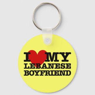 Ame o meu Namorado libanês Chaveiro