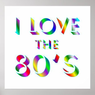 Ame o poster do anos 80