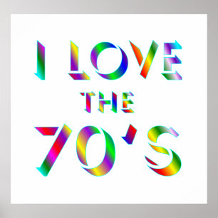 Ame o poster dos anos 70
