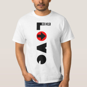 Ame o t-shirt dos seus homens do casal