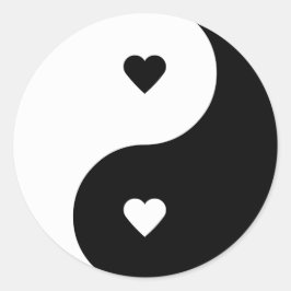 Ame os adesivos Yin Yang