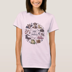 Ame os Desamados Camiseta Comfort Colors, Fofo Esq
