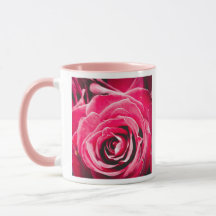 Ame Rosas Cor-de-Rosa Caneca de Duas Cores 325ml R