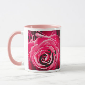 Ame Rosas Cor-de-Rosa Caneca de Duas Cores 325ml R