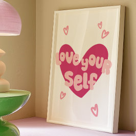 Ame-se Impressão | Trendy Wall Art Poster