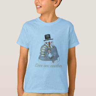 Ame-se outra t-shirts e presentes de boneco de nev