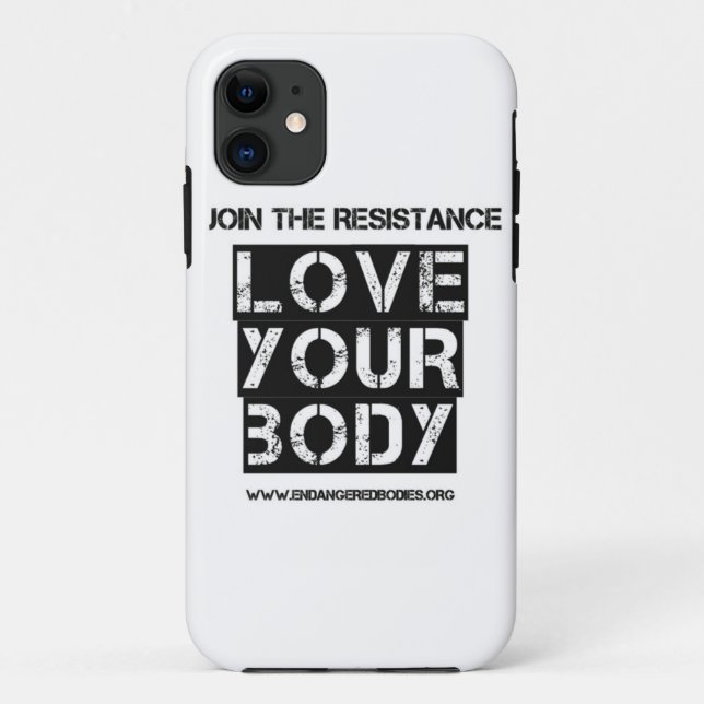 Ame suas capas de iphone do corpo (Verso)
