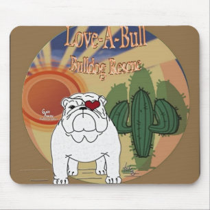Ame um salvamento Mousepad de Bull